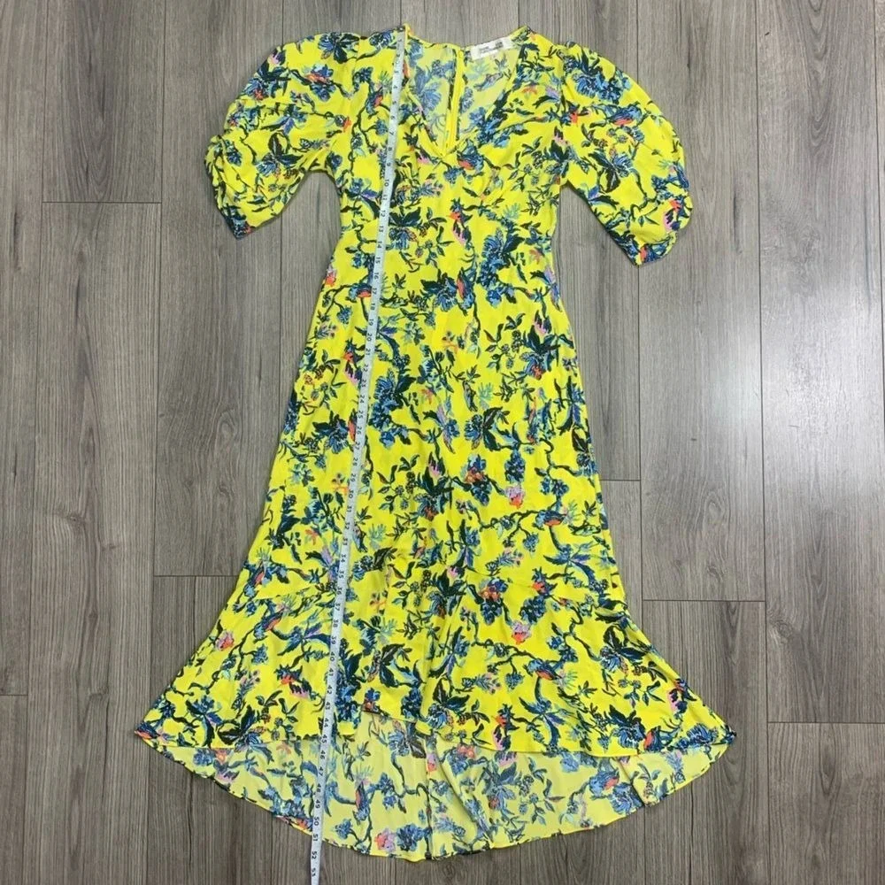DIANE VON FURSTENBERG Tati Dress in Fauna Toile‎ Early Light Size 6